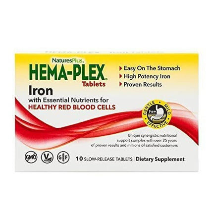 Nature's Plus Hema-Plex Sustained Release Tablets 30