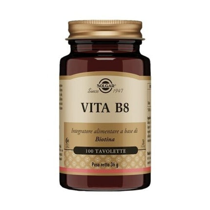 Solgar Vita B8 Skin & Hair Supplement 100 Tablets