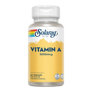 Solaray Vitamin A 3000 Micrograms 60 Vegetable Capsules