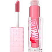 Maybelline New York Lifter Plump Lip Gloss Lasting Plump Heated Formula with Hyaluronic Acid and Chilli Pepper XL Wand Vegan Formula Shade 003 Pink Sting