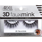 Ardell 3D Faux Mink False Eyelashes 862 Black Multi-Layered Extreme Curl  Soft Ultra-Luxurious Full Volume Long Length Knot-Free Invisiband Vegan-Friendly Cruelty-Free Eyelashes