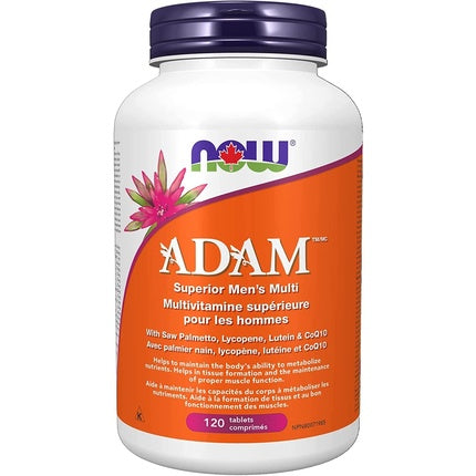 NOW ADAM Superior Men's Multi 120 Tablets 50g