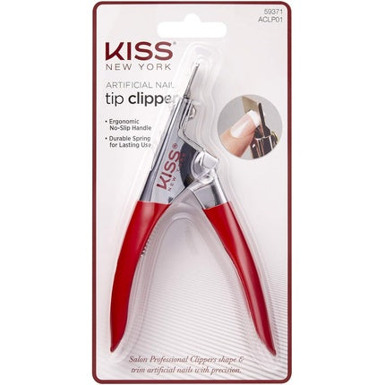 Professional Artificial Nail Tip Clipper with Ergonomic No-Slip Handle