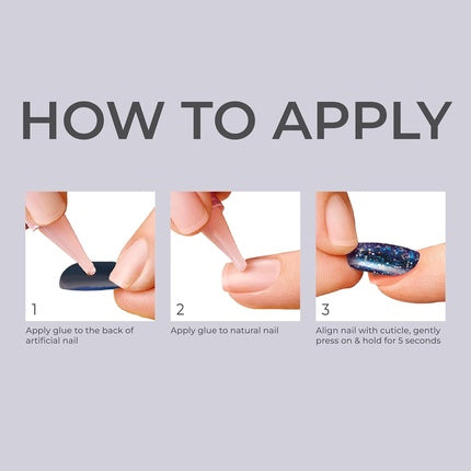 KISS Salon Acrylic French Press-On Nails Light Pink Medium Size Coffin Shape