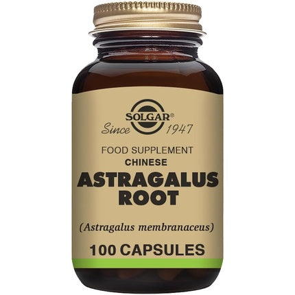 Solgar Full Potency Chinese Astragalus Root Vegetable Capsules 100 Count