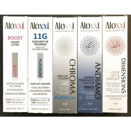 Aloxxi Platinum Dimensions Andiamo Boost Creme Hair Color 2oz