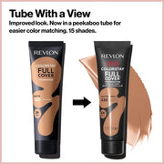 Revlon ColorStay Full Cover Longwear Matte Foundation Heat & Sweat Resistant Lightweight Face Makeup 30ml 310 Warm Golden