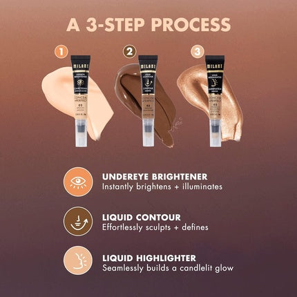 Milani Conceal + Perfect Liquid Contour for Added Definition Face Lift