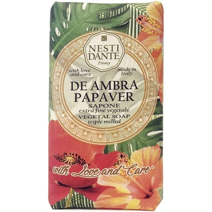Nesti Dante De Ambra Papaver No.9 Soap 250g Papaya