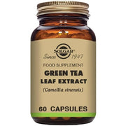 Solgar Green Tea Leaf Extract Vegetable Capsules - High Levels of Antioxidants - Promotes Heart Liver and Brain Health - Vegan, Kosher and Gluten-Free