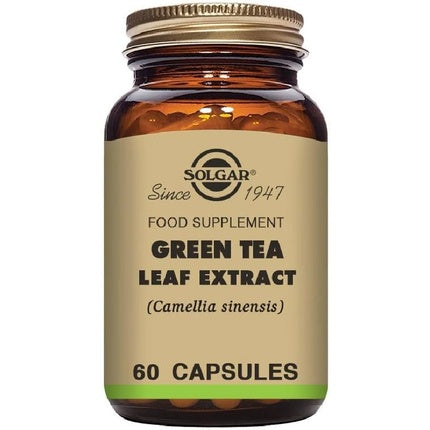 Solgar Green Tea Leaf Extract Vegetable Capsules - High Levels of Antioxidants - Promotes Heart Liver and Brain Health - Vegan, Kosher and Gluten-Free