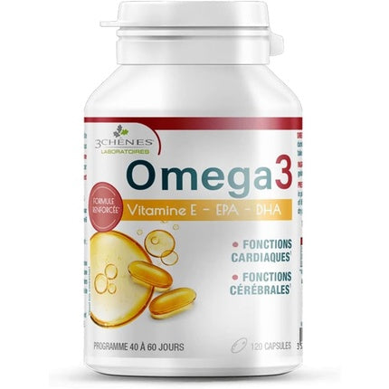 The 3 Oaks Omega 3 120 Capsules