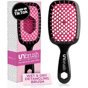 Fhi Heat Unbrush Wet & Dry Vented Detangling Hair Brush Pink