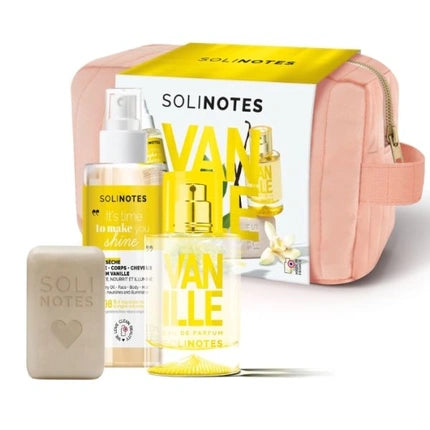 Pbi Solinotes Trio Care And Perfumes Vanilla - Includes 50ml Eau De Parfum, 100g Soap, And 100ml Dry Oil