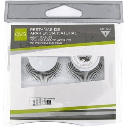 QVS Spiked False Lashes for Day Wear with Glue