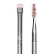 RMS Beauty Back2Brow Brush All-in-One Double-Sided Eyebrow Tool with Spoolie and Brush for Defining Eyebrows Cruelty-Free 11.3g