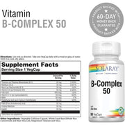 Solaray B-Complex Supplement 50mg