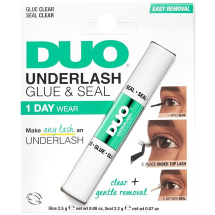 Duo Under Lash Glue & Seal Clear Eyelash Adhesive with Gentle Removal