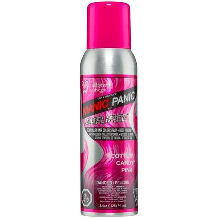 Manic Panic Amplified Temporary Hair and Root Touch Up Colour Spray 125ml - Cotton Candy Pink