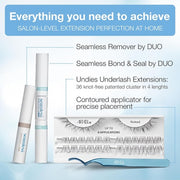 Ardell Seamless Underlash Extensions Naked Seamless Band and Patented Clusters 36 Assorted Lengths