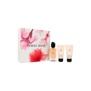 Giorgio Armani Armani Si Eau De Parfum Set 100ml Spray 50ml Shower Gel 50ml Body Lotion
