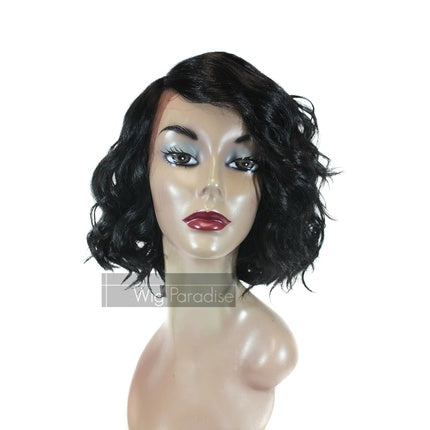 Isis Brown Sugar Human Blended Lace Front Wig BS206 #1B Off Black