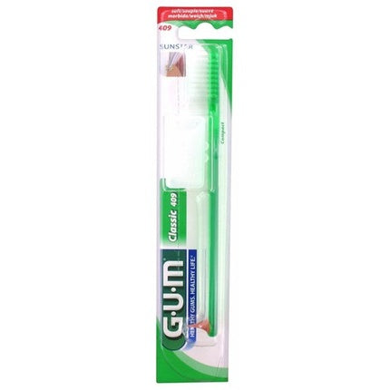 Gum Classic Toothbrush 409 Dome Cut with Raised Medium Bristles