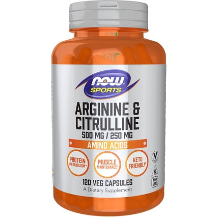Now Foods Arginine and Citrulline Amino Acid Tonic GH 120 Capsules