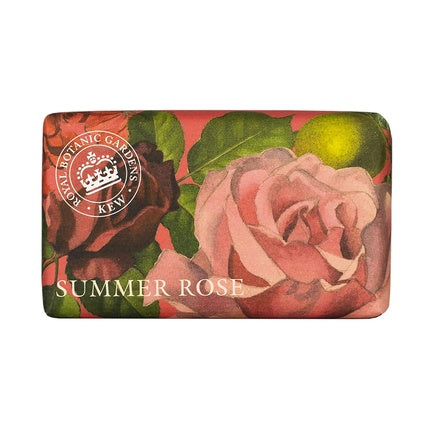 The English Soap Company Royal Botanical Gardens Kew Wrapped Soap Bar Luxury Rose Shea Butter Soap 240g