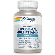 SOLARAY Liposomal Multivitamin for Men Enhanced Absorption Immune Energy & Bone Support 30 Servings 60 VegCaps