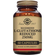 Solgar Maximised L-Glutathione Reduced 250mg Vegetable Capsules - High Potency Source - Amino Acid - Vegan