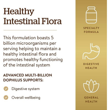 Solgar Advanced Multi-Billion Dophilus Kulturen-Komplex with Patented Bacterial Strains 60 Vegan & Acid-Resistant Capsules