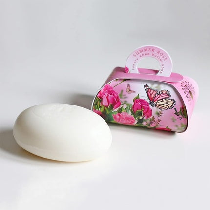 The English Soap Company Large Gift Bag Bath Soap Summer Rose 260g