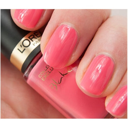 L'Oreal The Rich Color Blakes Delicate Pink Nail Polish Outfit 10 Days 5ml