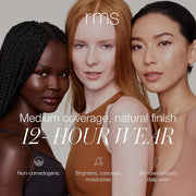 RMS Beauty ReEvolve Natural Finish Foundation Liquid Face Makeup Skin Tint Refillable Pump Make Up 111 Full Size