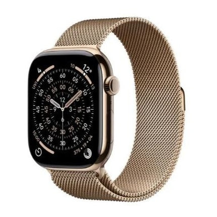 Apple Watch Series 11 Titanium Gold Cellular 46mm With Milanese Loop Gold Sm