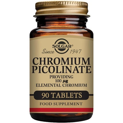 Solgar Chrome Picolinate Without Yeast 90 Capsules 100mcg