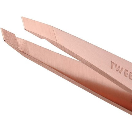 Tweezerman Rose Gold Stainless Steel Slant Tweezer
