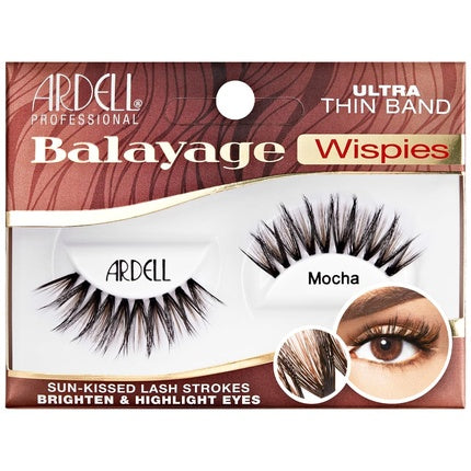 Ardell Balayage Wispies False Eyelashes Mocha Natural Wispy Lashes