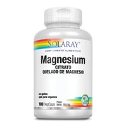 Solaray Big Magnesium Citrate 180 Vegetable Capsules