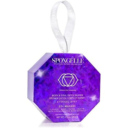 Spongelle Body & Soul Detox Puffer Third Eye Chakra Eternal Mint