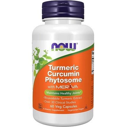 Now Foods Curcumin Phytosome Turmeric Root Extract 60 Capsules
