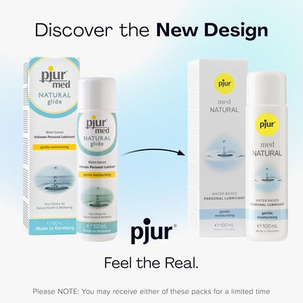 Pjur Med Natural Glide Water-Based Medical Personal Lubricant with Vegetable