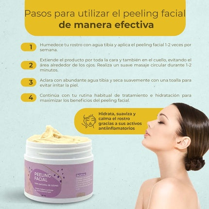 Ozone Dor Facial Peeling Exfoliating Natural No Chemicals to Remove Dead Cells and Stains of the Face Very Useful in Cases of Pigmentation