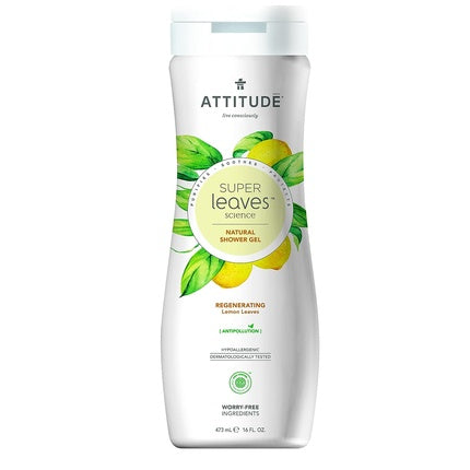 ATTITUDE Super Leaves Shower Gel Regenerating with Lemon Leaves 473ml