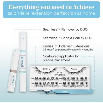 Ardell Seamless Underlash Extensions Wispies Kit with Duo Bond and Seal 6 Applications