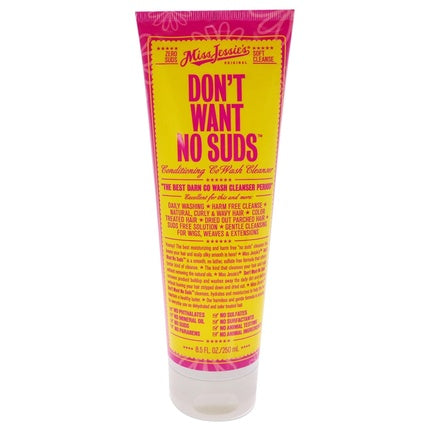 Miss Jessie's Don't Want No Suds Unisex Cleanser 8.5 Oz