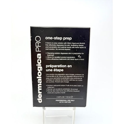 Dermalogica Pro One-Step Prep 4 Oz 118ml AHA for Oily Skin with Witch Hazel