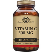 Solgar 500mg Vitamin C Vegetable Capsules Seasonal Immunity Support Potent Antioxidant Reduces Tiredness and Fatigue Collagen Formation Vegan