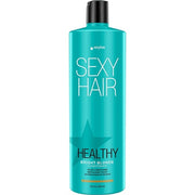SexyHair Healthy Bright Blonde Violet Shampoo/Conditioner Helps Counteract Brassiness SLS and SLES Sulfate Free 33.8 fl oz